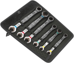 Wera 6000/6002 Joker 6 Set 1 Ratcheting combination / double open-end wrenches set, 6 pieces