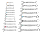 6003 Joker 22 Set 1 Combination wrench set, 22 pieces