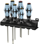 Wera 3334/6 Screwdriver set, stainless and rack, 6 pieces