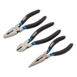 DRAPER Pliers Set (3 Piece) – Soft Grip Carbon Steel | 07056