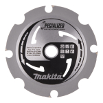 MAKITA B-33685 SPECIALIZED FIBRE CEMENT BOARD (PCD) TCT SAW BLADE 165X20X4T