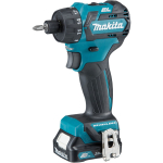 Makita DF032DSAJ 12V Max Brushless Drill Driver – 2x 2.0Ah Batteries, Fast Charger & Makpac