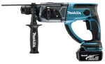 Makita DHR202RT1J 18V LXT SDS+ Rotary Hammer Drill 20mm – With 5.0Ah Battery, Charger & Makpac