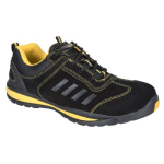 Portwest FW34BKR39 Steelite Lusum Safety Trainer S1P HRO Black 39 R