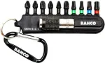 Bahco 66IM/11C‑1 11‑Piece 25 mm Impact Torsion Bit Set – Phillips, Pozidriv, Torx