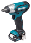 Makita TW141DWAE 12V Max Impact Wrench ½" – 2x 2.0Ah Batteries & Charger