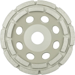Klingspor DS 300 B Diamond cup grinding wheel, 115 x 8,2 x 22,23 mm 14 segments 8,2 x 5,5 mm, two-rowed