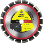 Klingspor DT 612 AB diamond cutting blades, 350 x 3,2 x 20 mm 21 segments 40 x 3,2 x 10 mm, wide gullet