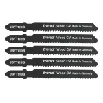 Trend JB/T119B Jigsaw blade 75x2.0mm CV 5 pack