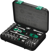 8100 SA 2 Zyklop Speed Ratchet Set, 1/4inch drive, metric, 42 pieces