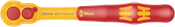 Wera 8007 B VDE Zyklop ratchet, insulated, with switch lever, with 3/8inch drive, 3/8inch x 222 mm