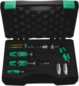Wera 7443/61/9 Assembly set for tyre pressure control systems, 9 pieces