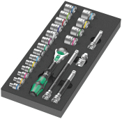 9721 Foam insert 8000 B Zyklop 3/8inch ratchet set 1, 23 pieces