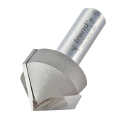 Trend 10/10X1/2TC Chamfer V groove cutter 45 degrees x 32mm dia