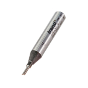 Trend 2/02X1/4TC Single flute cutter 1.8mm diameter