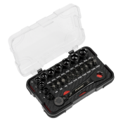 SEALEY 31pc Go-Through Low Profile Socket & Bit Set – 1/4inch Drive | AK2112