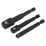 SEALEY 3pc Impact Socket Adaptor Set – Cr-Mo Steel | AK5521