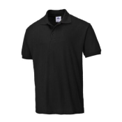 Portwest B210BKRM Naples Polo Shirt S/S Black M R