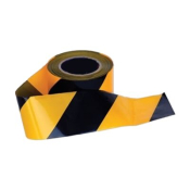 Portwest BT10YBR Barricade/Warning Tape Yellow/Black  R