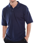 CLICK Polo Shirt – Navy Blue – Size S, Polycotton Work Polo