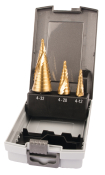 MAKITA D-41872 3PC STEP DRILL BIT SPIRAL SET TIN COAT