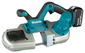 Makita DPB182RTE 18V LXT Band Saw Kit – 120mm Cutting with 2x 5.0Ah Batteries & Charger