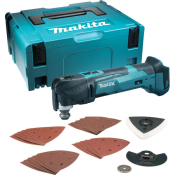 Makita DTM51ZJX7 18V LXT Cordless Multi-Tool – Tool-less, 3 Accessories, Makpac Case, Body Only
