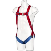 Portwest FP11RER Portwest 1 Point Harness Red  R