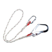 Portwest FP21WHR Single 1.5m Restraint Lanyard White  R
