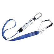 Portwest FP50RBR Single Webbing 1.8m Lanyard With Shock Absorber Royal Blue  R