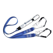 Portwest FP51RBR Double Webbing 1.8m Lanyard With Shock Absorber Royal Blue  R