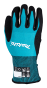 MAKITA P-84698 CUT LEVEL 1 NITRILE COATED DIPPED GLOVES L/9