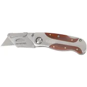 BESSEY DBKWH-EU Knife – Wooden Handle with Replaceable Blade | Precision Utility Knife