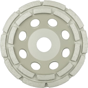 Klingspor DS 300 B Diamond cup grinding wheel, 115 x 8,2 x 22,23 mm 14 segments 8,2 x 5,5 mm, two-rowed
