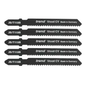 Trend JB/T119B Jigsaw blade 75x2.0mm CV 5 pack