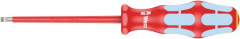 Wera 3160 i VDE Insulated screwdriver for slotted screws, stainless