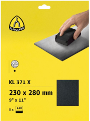 Klingspor KL 371 X Abrasive Cloth – Retail Pack for Metals & NF Metals