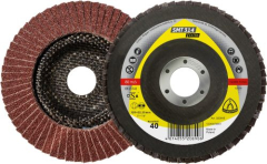 Klingspor SMT 314 Extra Abrasive mop discs for Steel, NF metals