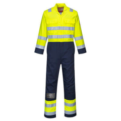 PORTWEST BIZ7 Hi-Vis Anti-Static Bizflame Pro Coverall