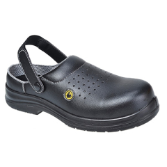 PORTWEST FC03 Portwest Compositelite ESD Perforated Safety Clog SB AE