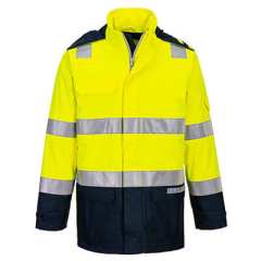 PORTWEST FR605 Bizflame Rain+ Hi-Vis Light Arc Jacket
