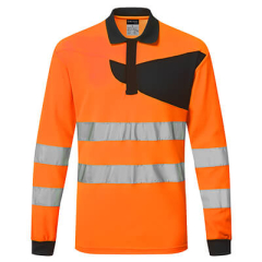 PORTWEST PW220 PW2 Hi-Vis Polo Shirt ls