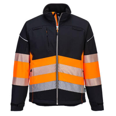 PORTWEST PW375 PW3 Hi-Vis Class 1 Softshell Jacket (3L)
