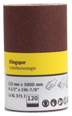 Klingspor KL 375 J Abrasive Roll – Retail Pack for Wood & Metal Sanding