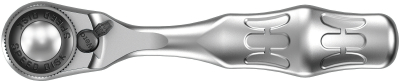 Wera 8008 A Zyklop Mini 3 Ratchet with 1/4Inch drive, 1/4Inch x 87 mm