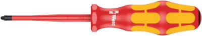 Wera 165 iS PZ VDE Insulated screwdriver with reduced blade diameter for Pozidriv screws