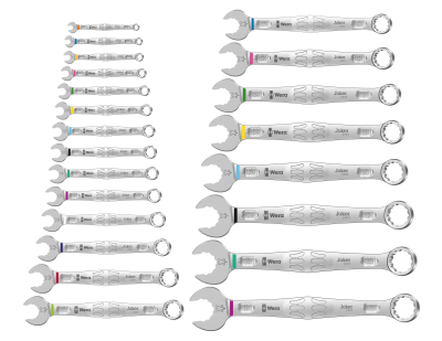 6003 Joker 22 Set 1 Combination wrench set, 22 pieces