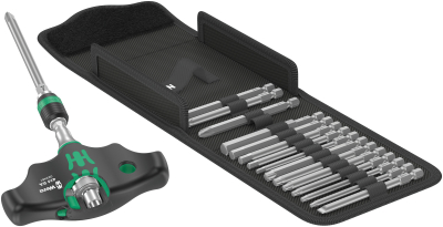 Wera Kraftform Kompakt 400 RA Set 1, 17 pieces
