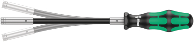 Wera 393 S Bitholding screwdriver extra slim with flexible shaft, 1/4Inch x 173.5 mm