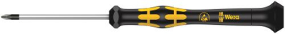 Wera 1555 PZ ESD Kraftform Micro screwdriver for Pozidriv screws